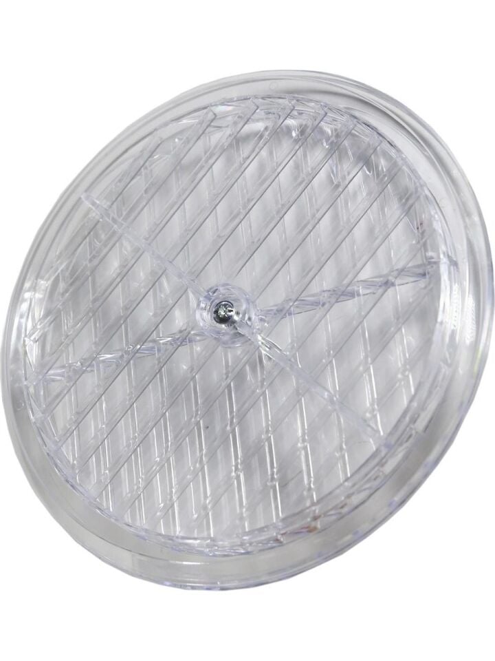 Havalandırma  kapağı Cam Menfezi Şeffaf 2'li