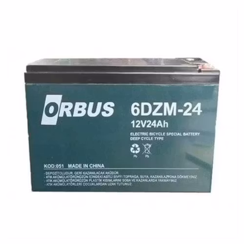 12V 24AH ORBUS ELEKTRİKLİ BİSİKLET AKÜ