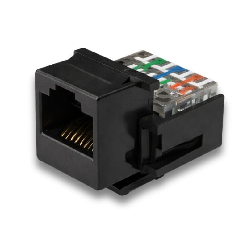 Cat5 Keystone Jack - Siyah