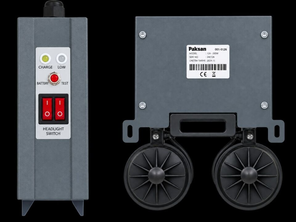 Pelsan 2x5W Sıva üstü 4000K ST 7043 Metal Kasa Acil Aydınlatma ışıldak